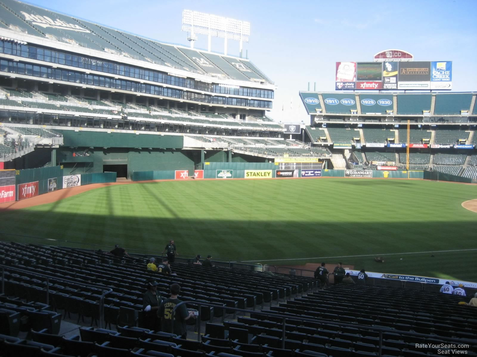 Oakland Coliseum Section 128 - Oakland Athletics - Rateyourseats.com