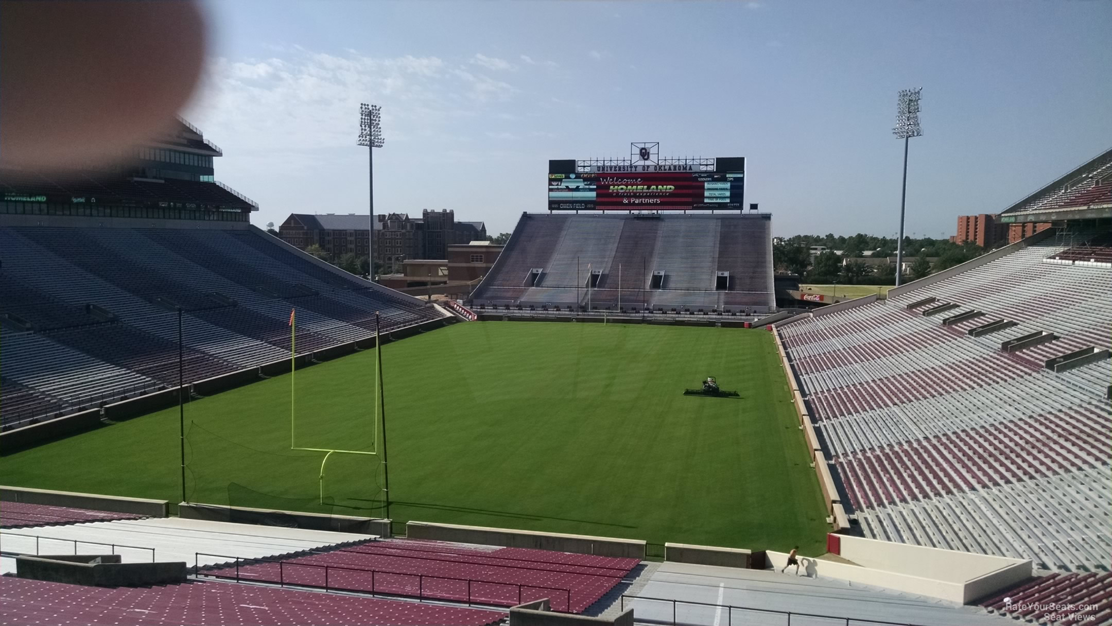 Oklahoma Memorial Stadium Section 16 - RateYourSeats.com