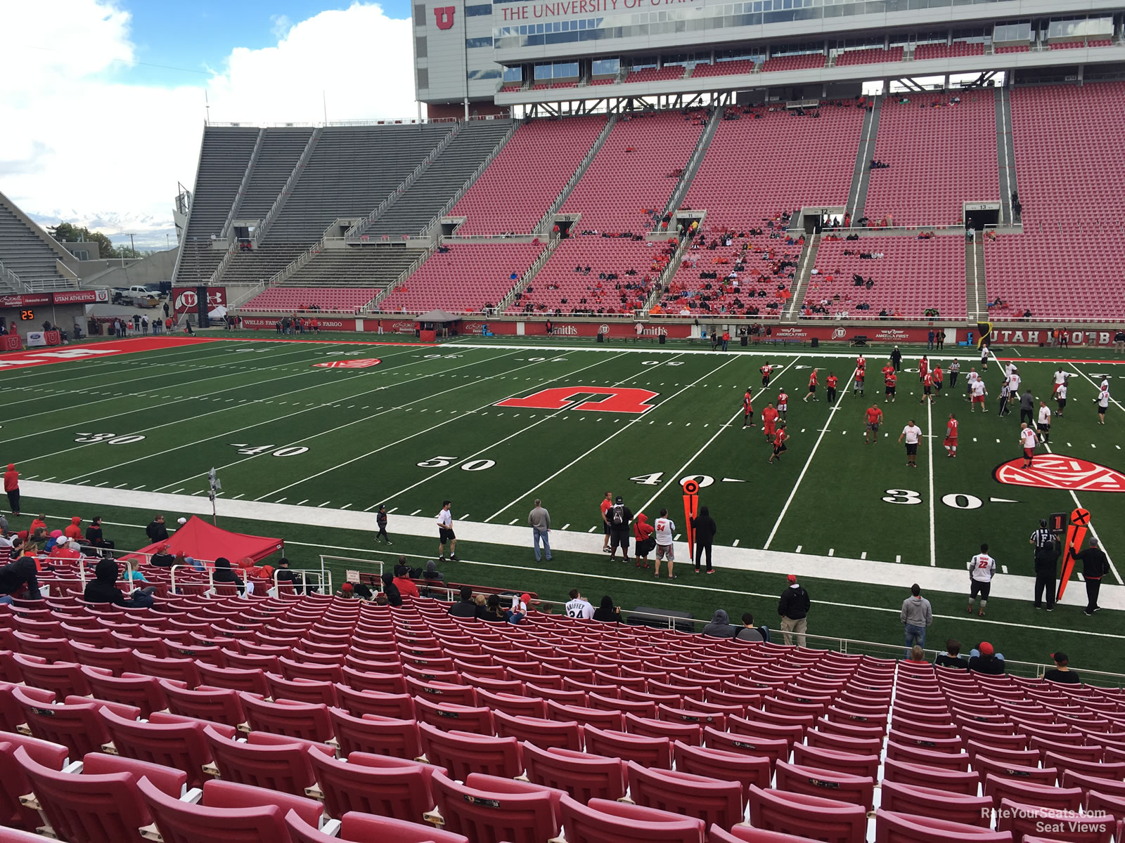 section e35, row 20 seat view  - rice-eccles stadium