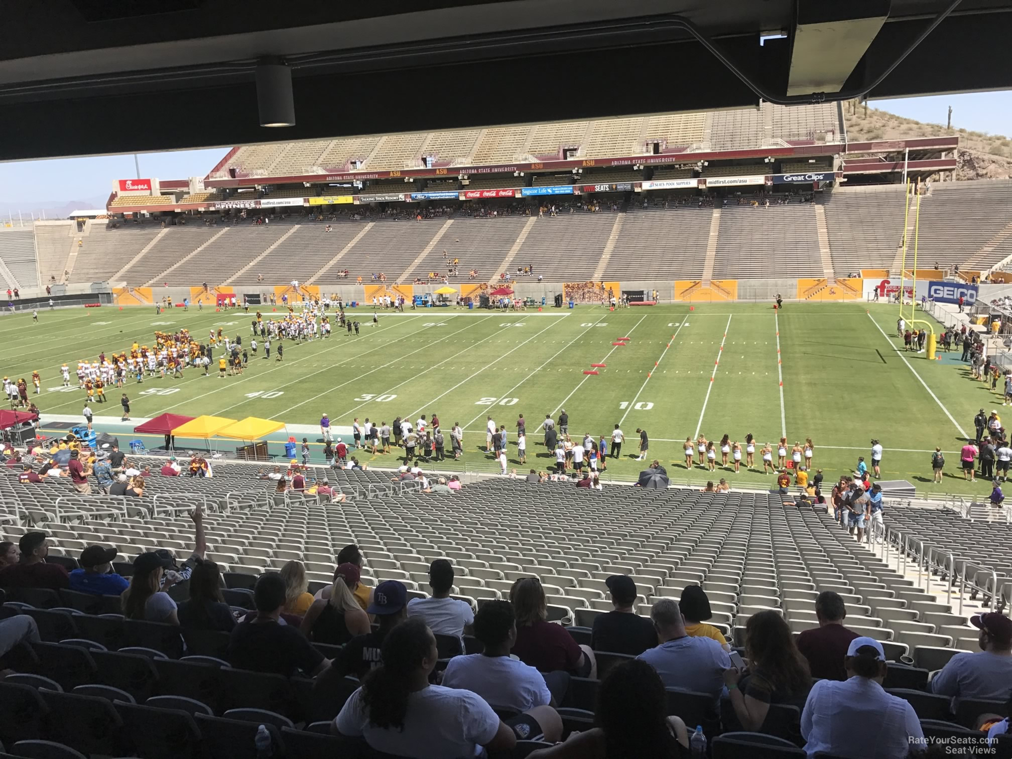 Sun Devil Stadium Section 4 - RateYourSeats.com