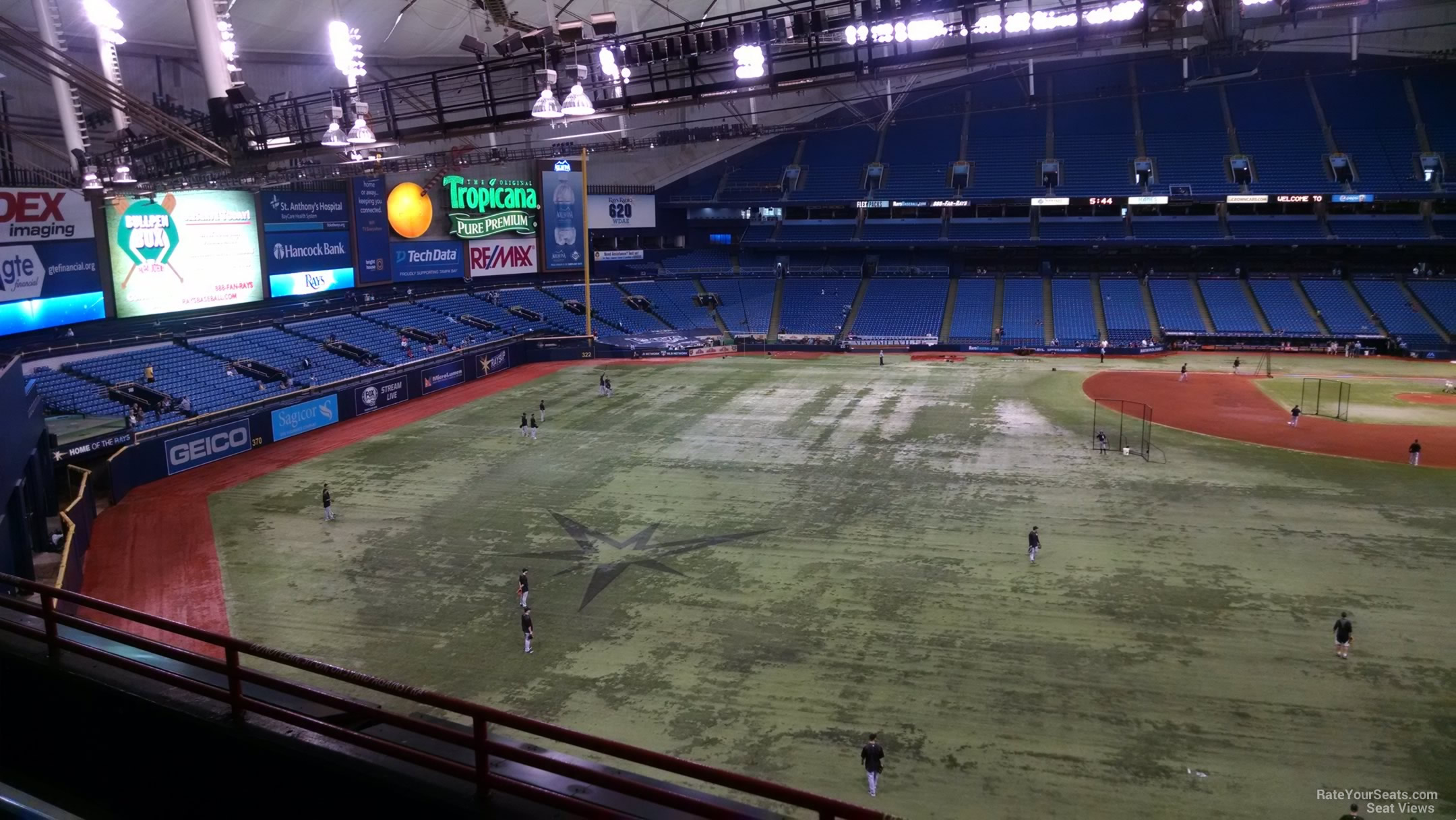 Tropicana Field Section 353 - Tampa Bay Rays - RateYourSeats.com