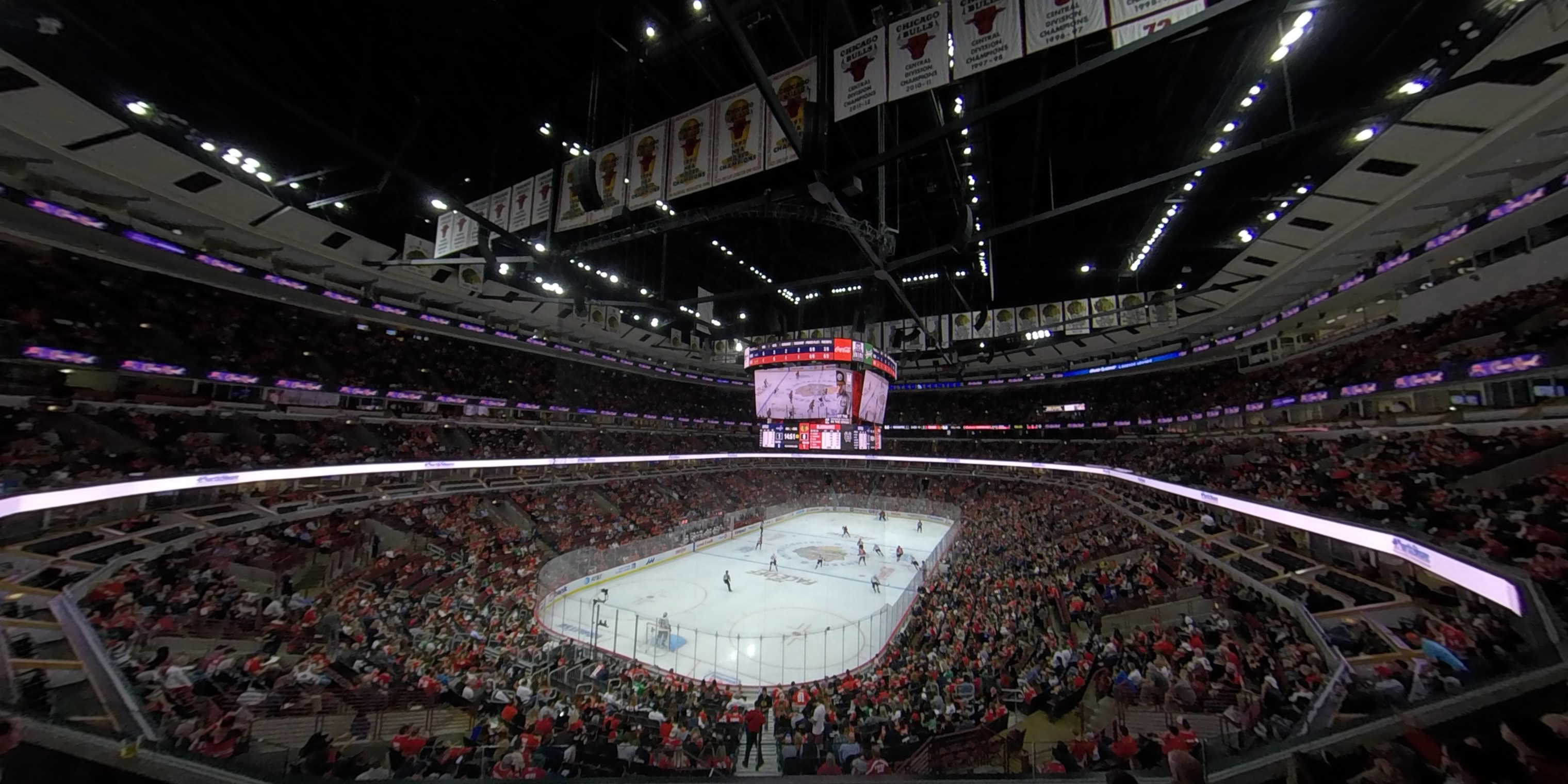 section 223 panoramic seat view  for hockey - united center