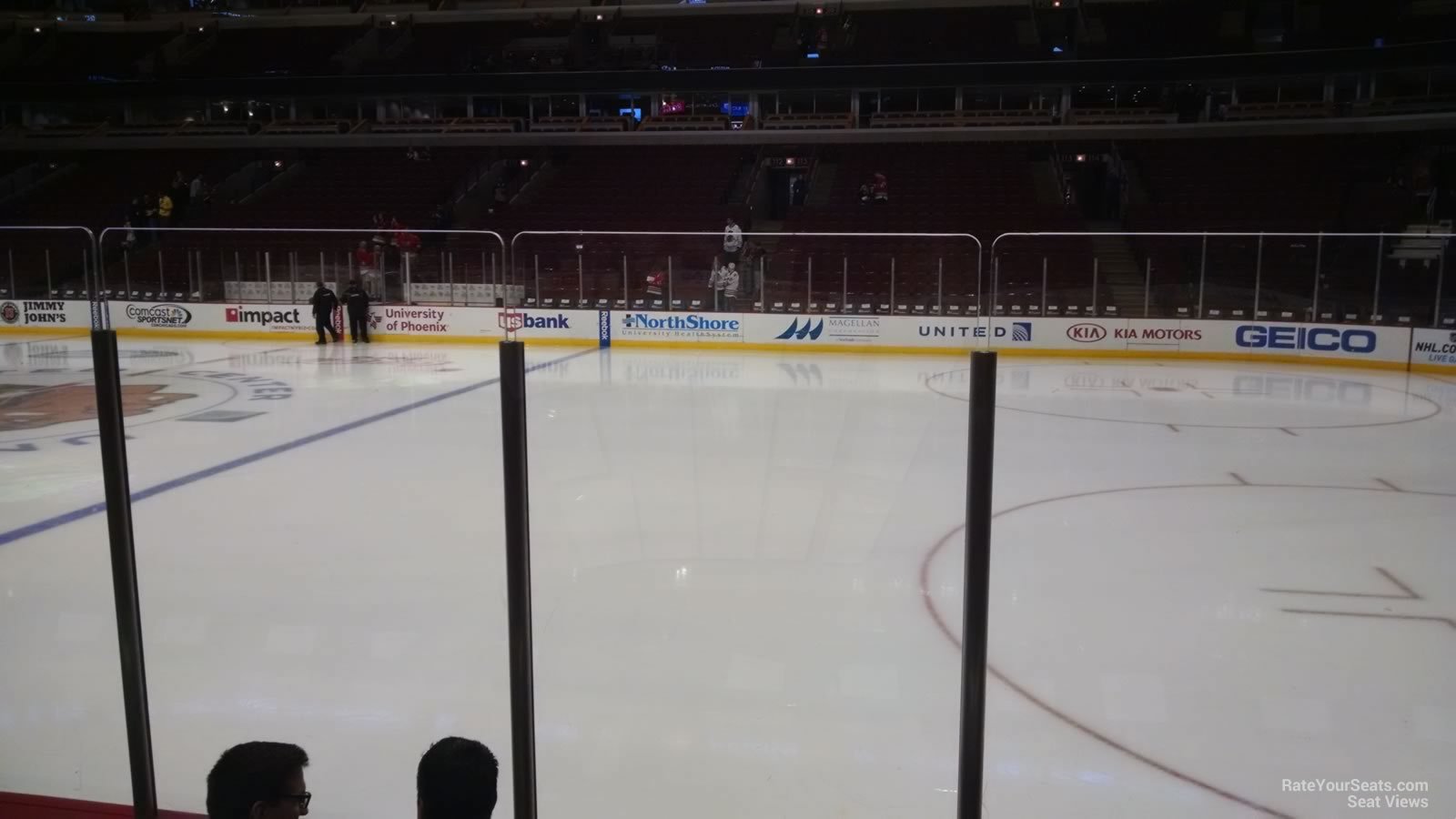 United Center Section 121 - Chicago Blackhawks - Rateyourseats.com