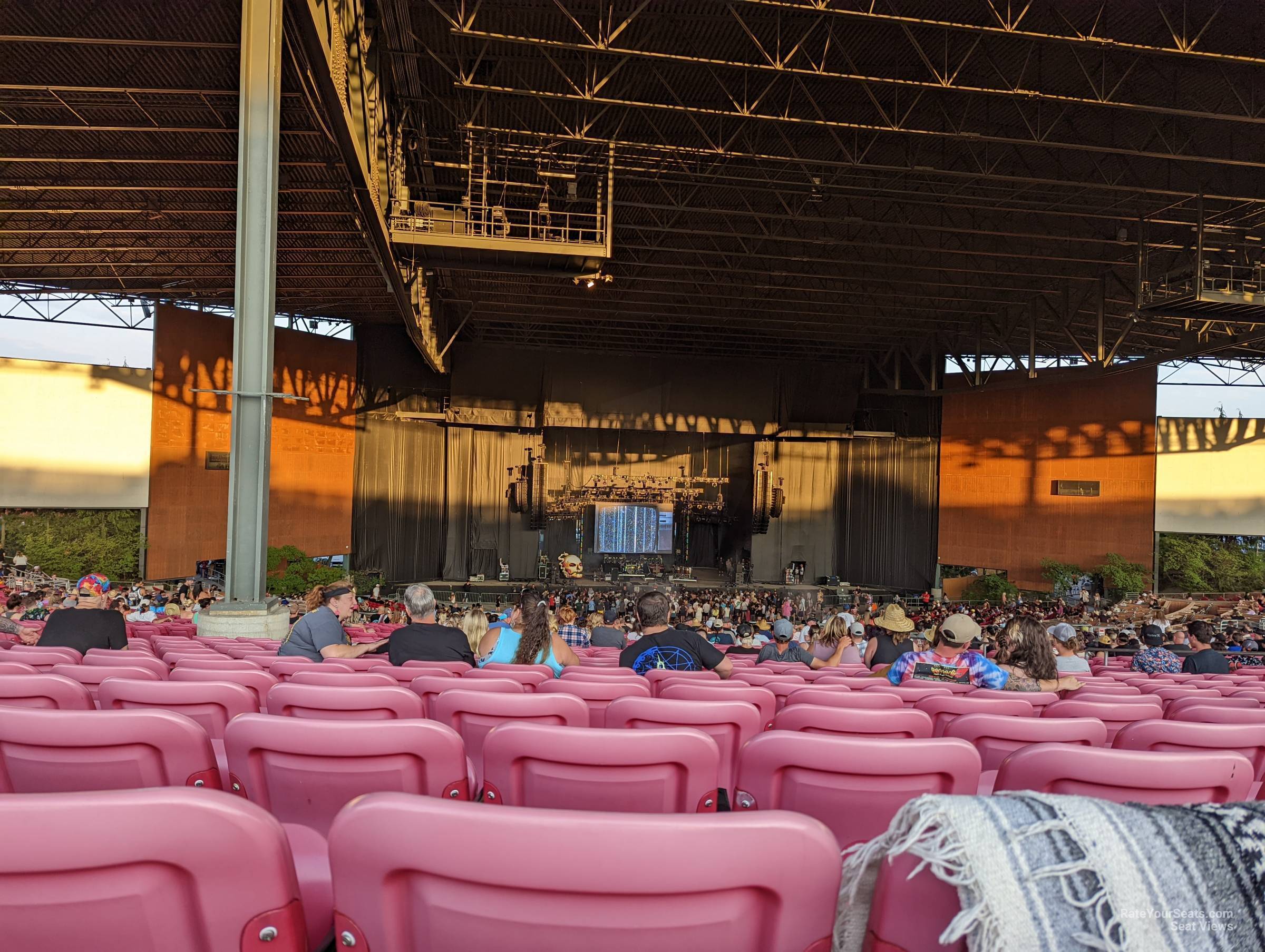 section 207, row 32 seat view  - white river amphitheatre