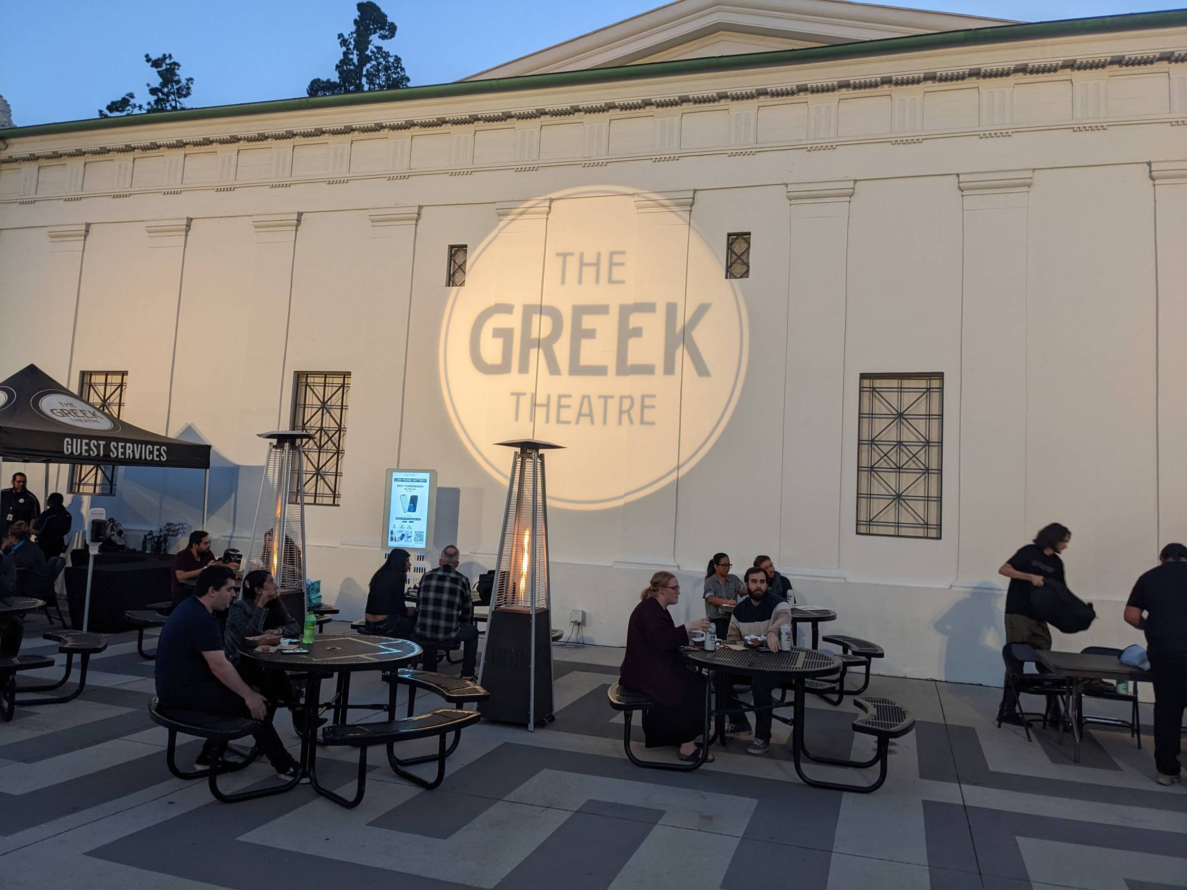 back of the greek theatre