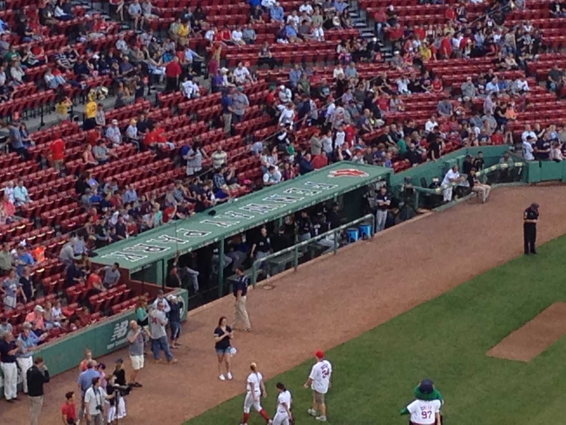 fenway park visitor dugout