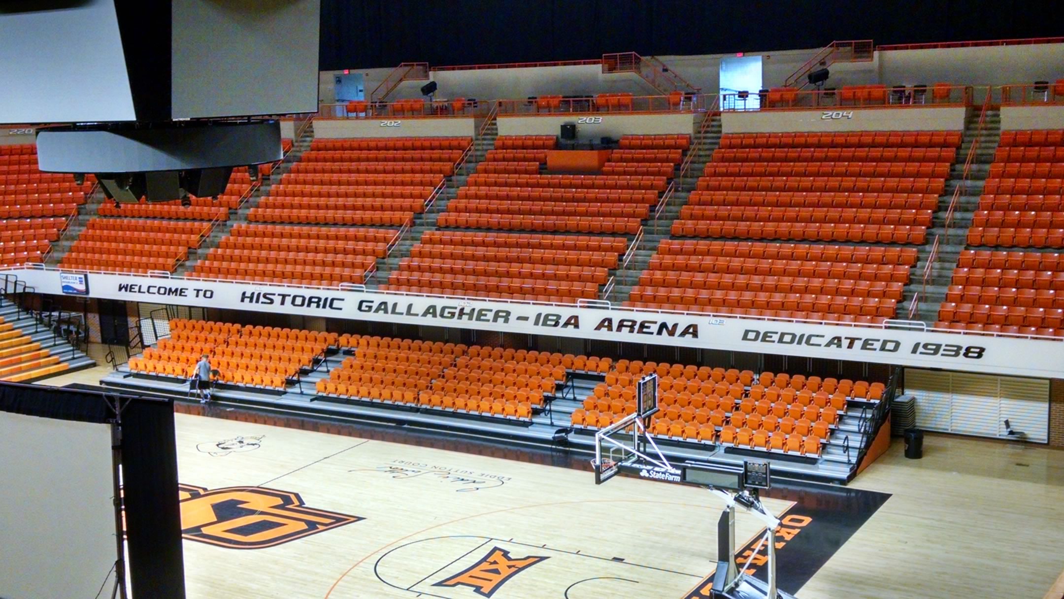 GallagherIba Arena Lower Level Center Basketball Seating