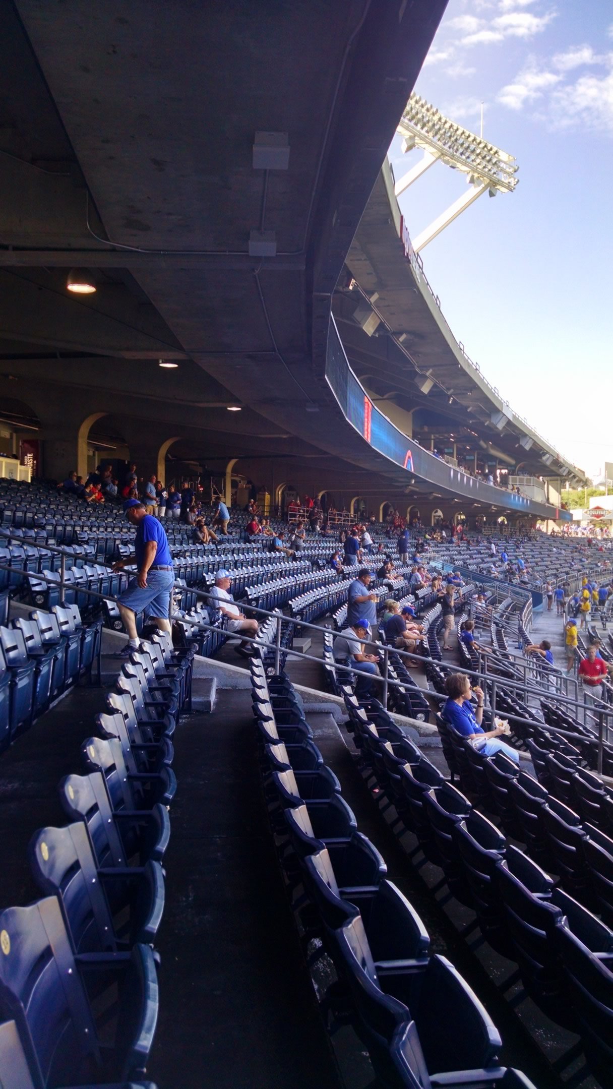 Kauffman Stadium Field Level Infield Baseball Seating