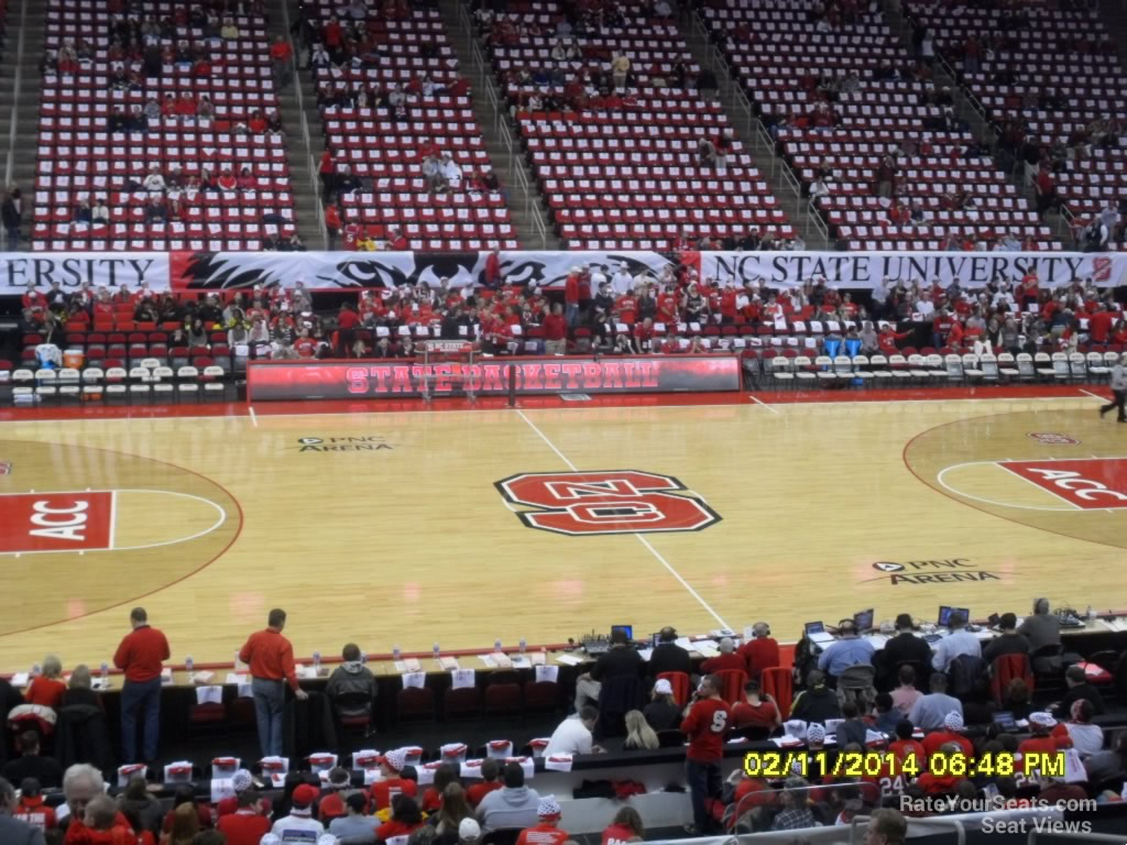 Pnc Arena Section 103 Nc State Basketball