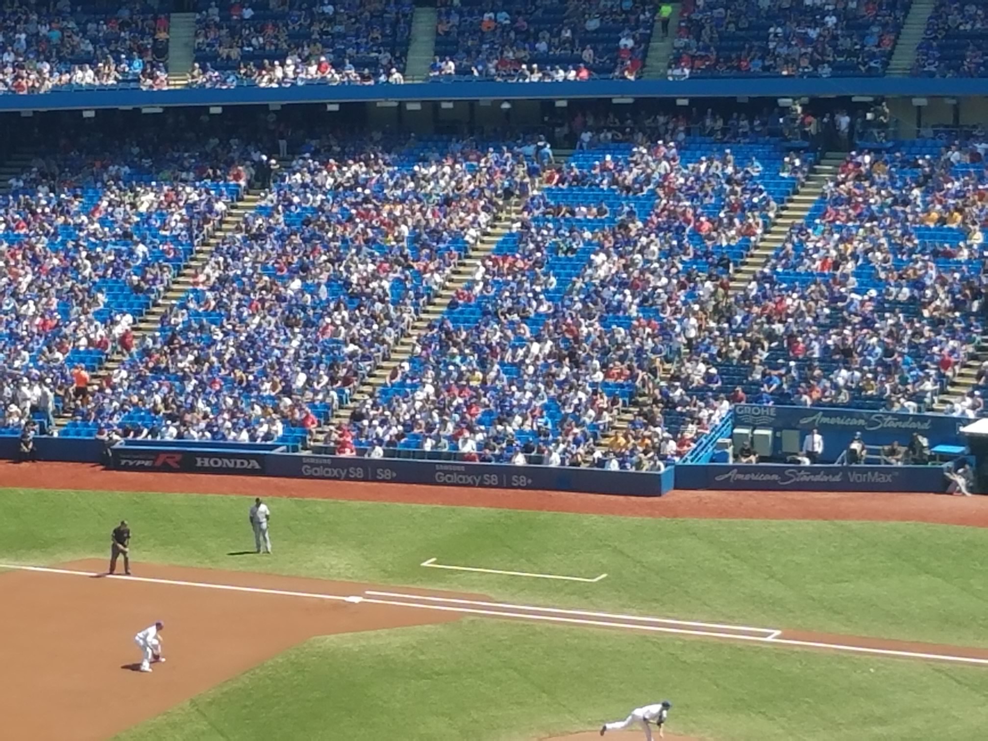 blue jays first base action seats