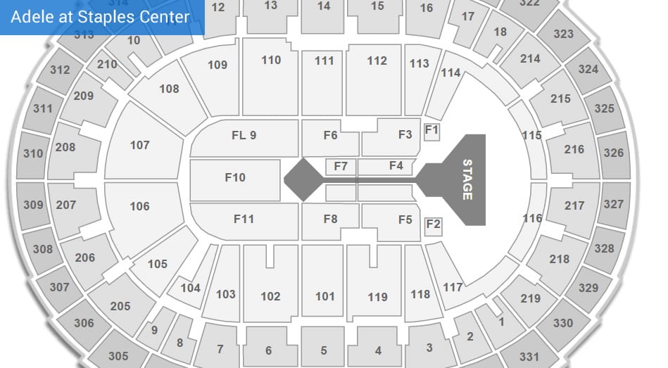 Msg Seating Chart For Adele Concert