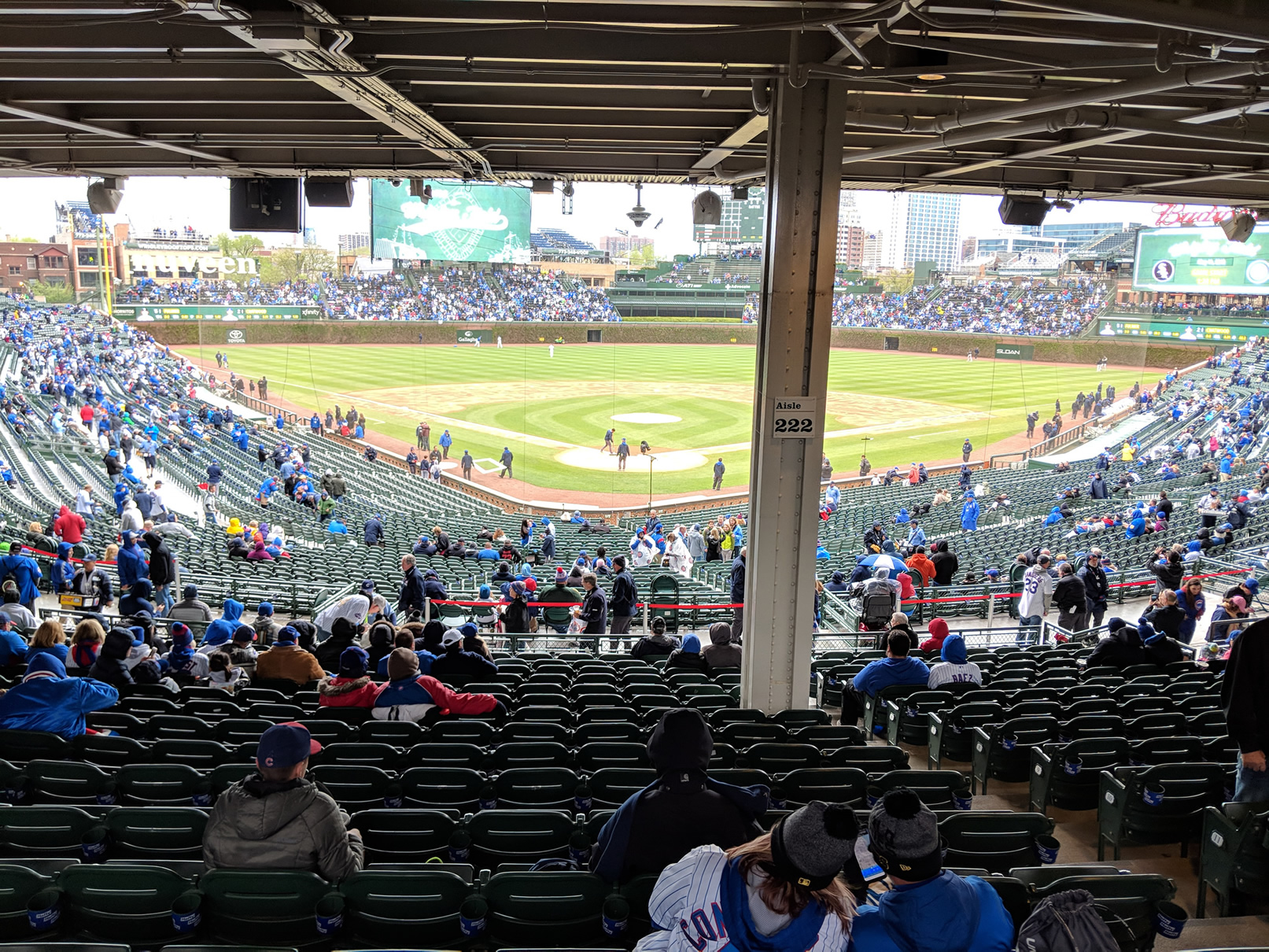 Wrigley Field Pole Locations