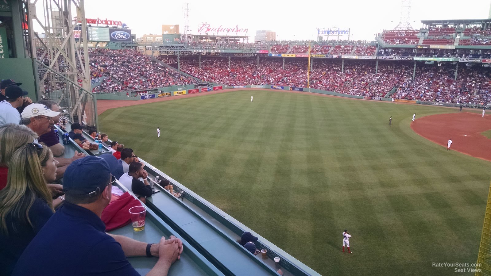 View from Green Monster at Fenway