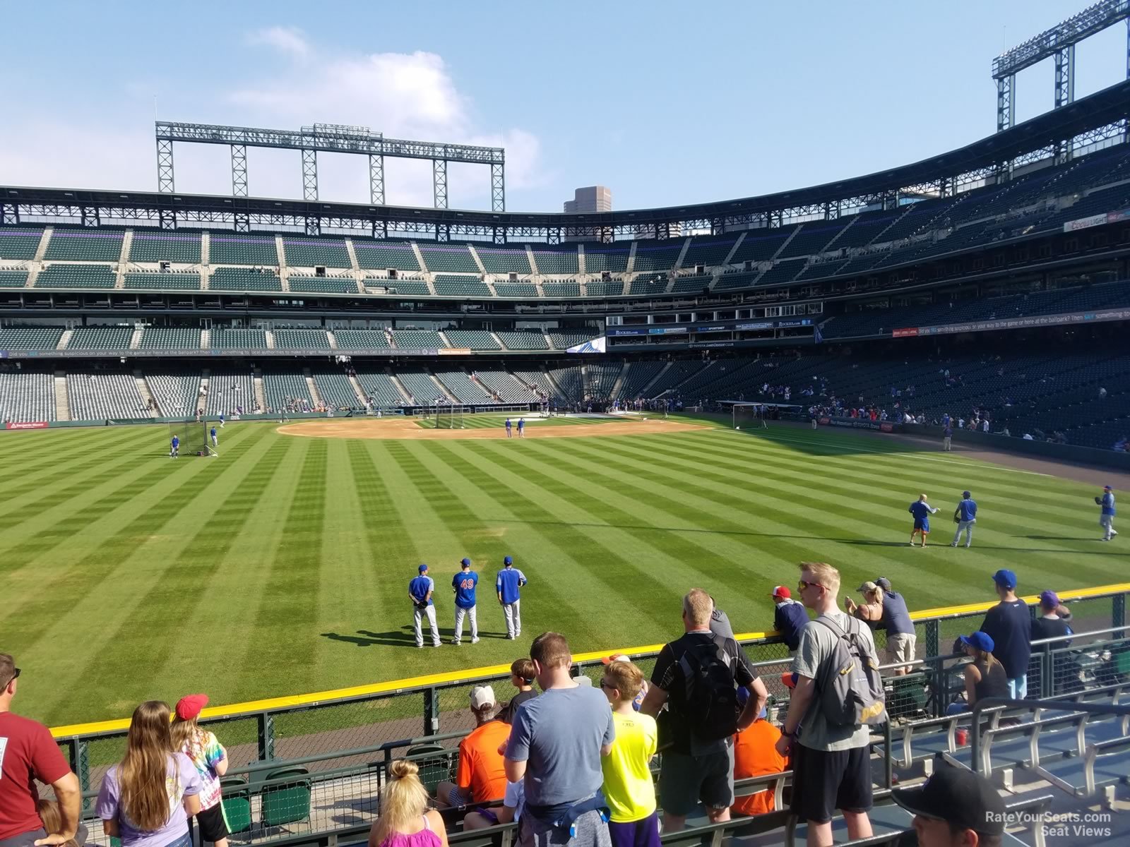 Batting Practice from Coors Field, Section 154