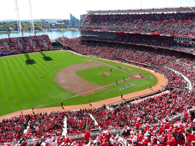 Section 125 at Great American Ball Park 