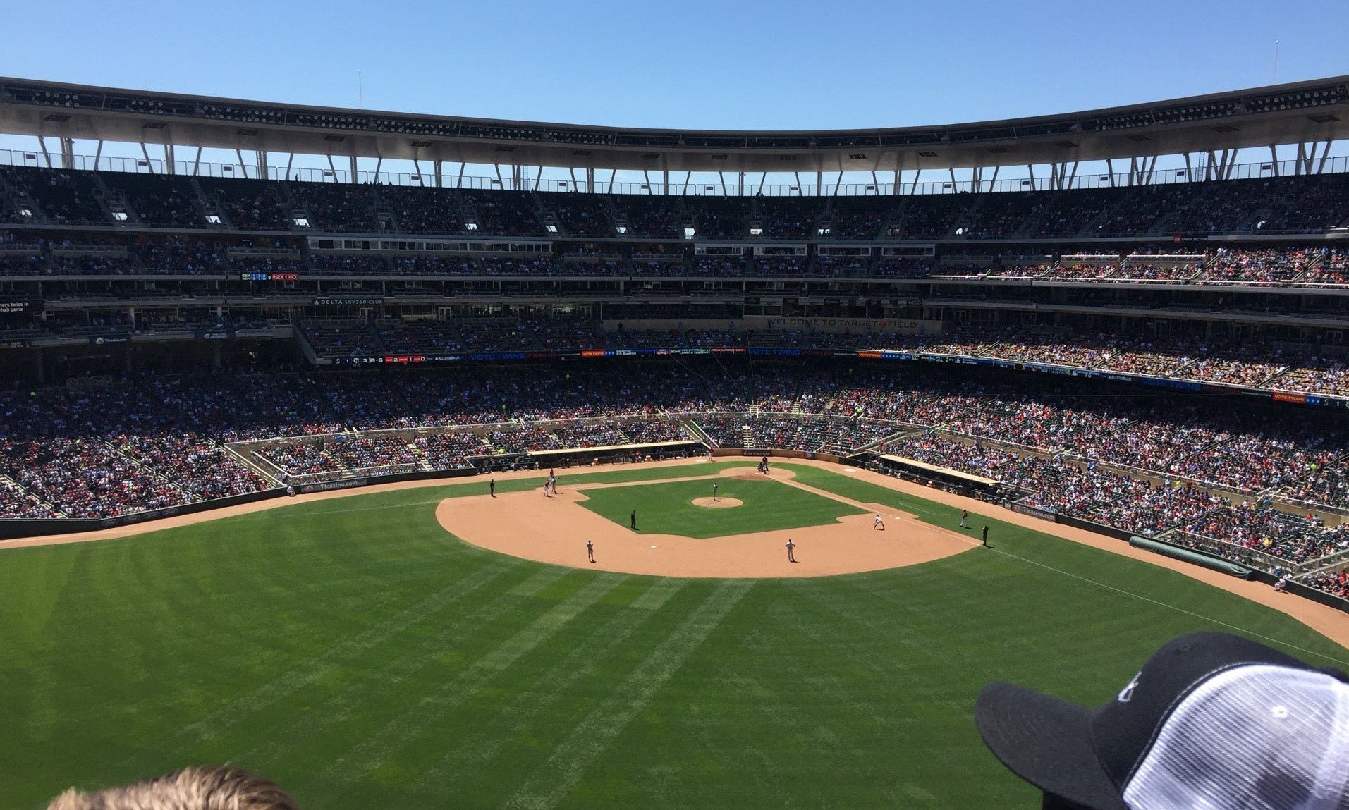 target field outfield seats