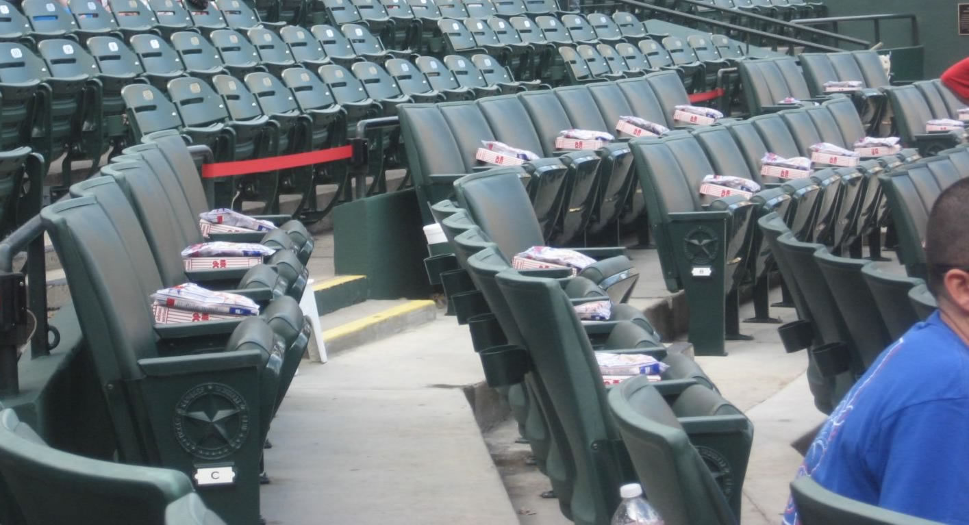 Ballpark In Arlington Seating Chart