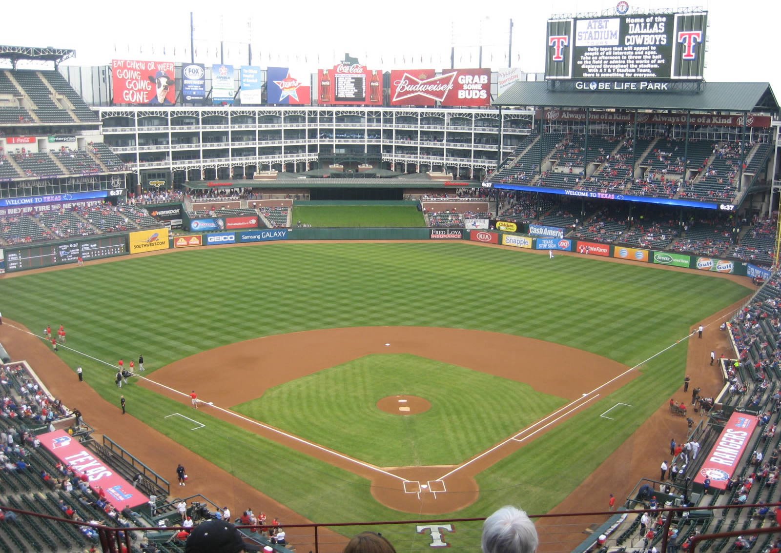 Texas Rangers Seating Chart With Rows