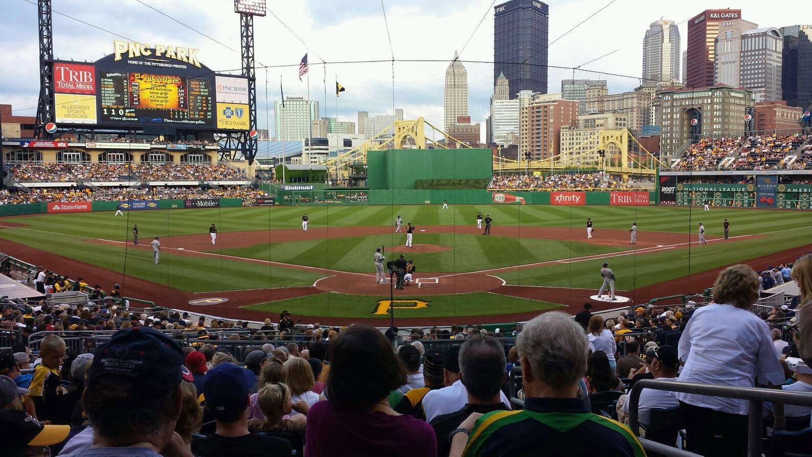 Finally made it to PNC Park and wow, the view from the seats didn