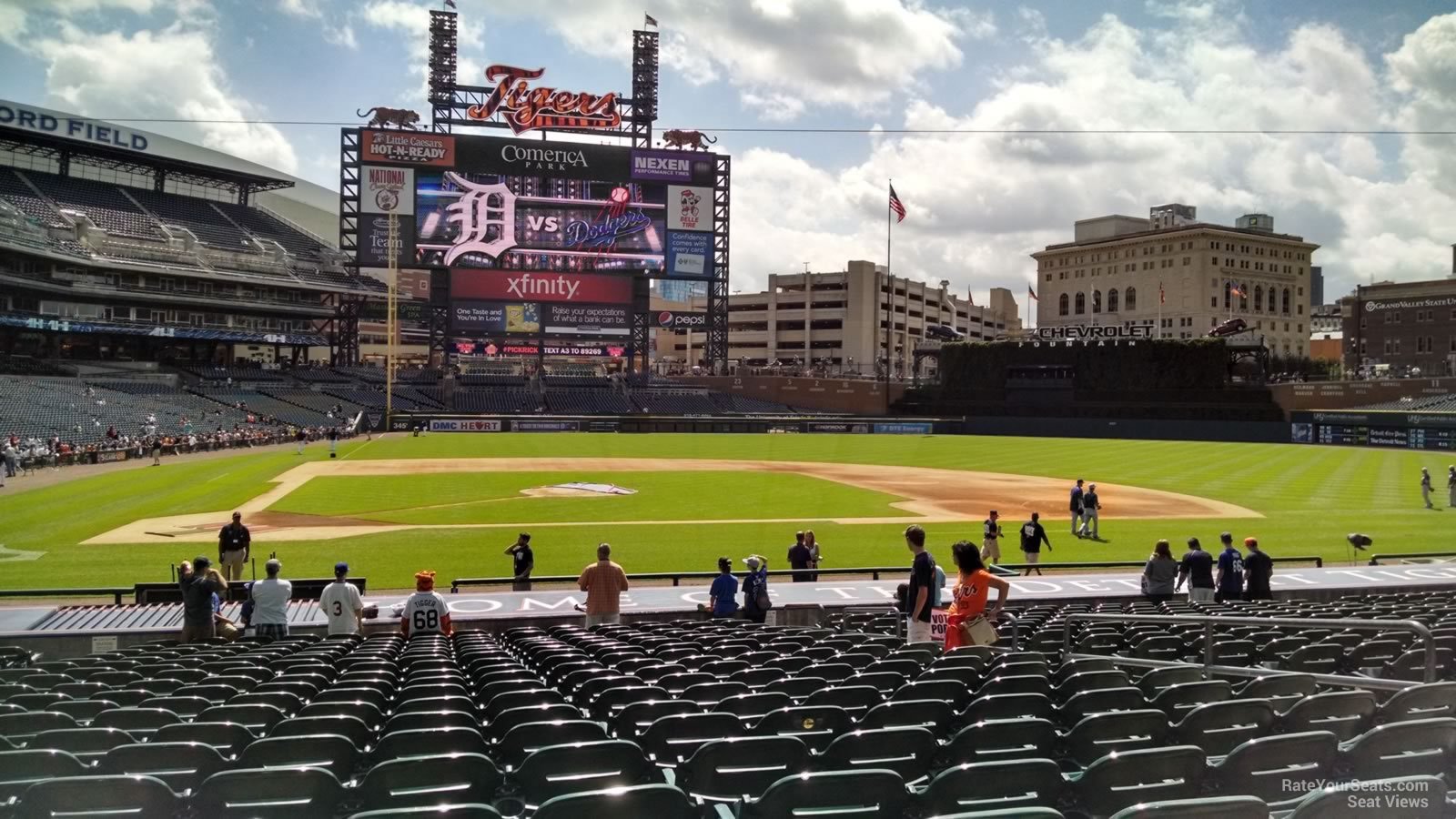 Detroit Tigers Comerica Park Seating Chart & Interactive Map ...