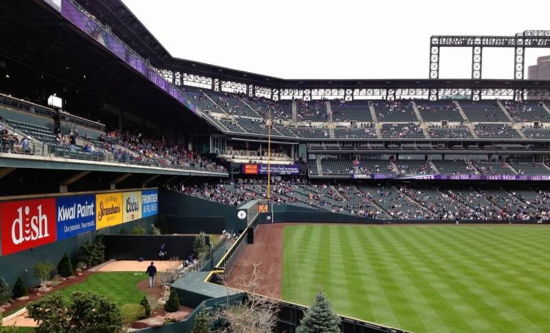 Colorado Rockies Coors Field Seating Chart & Interactive Map ...