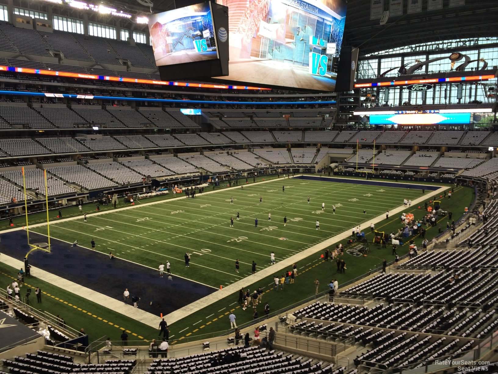 Cowboy Stadium Seating Chart Virtual View