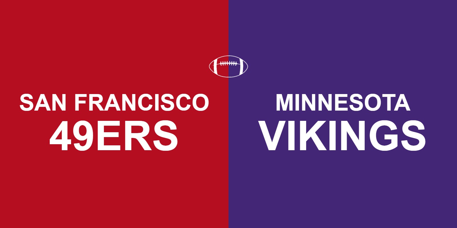 49ers vs Vikings