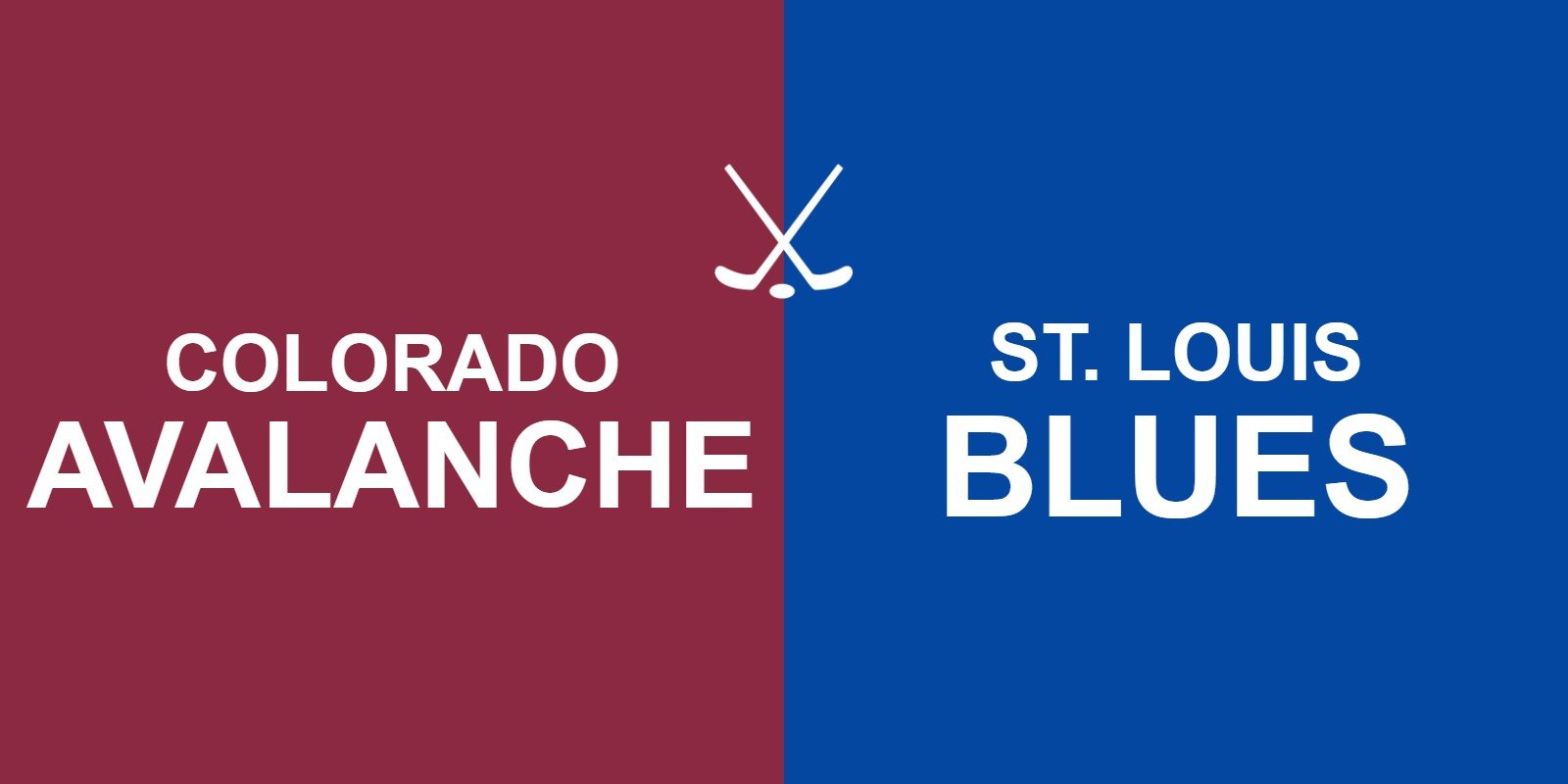 Avalanche vs Blues