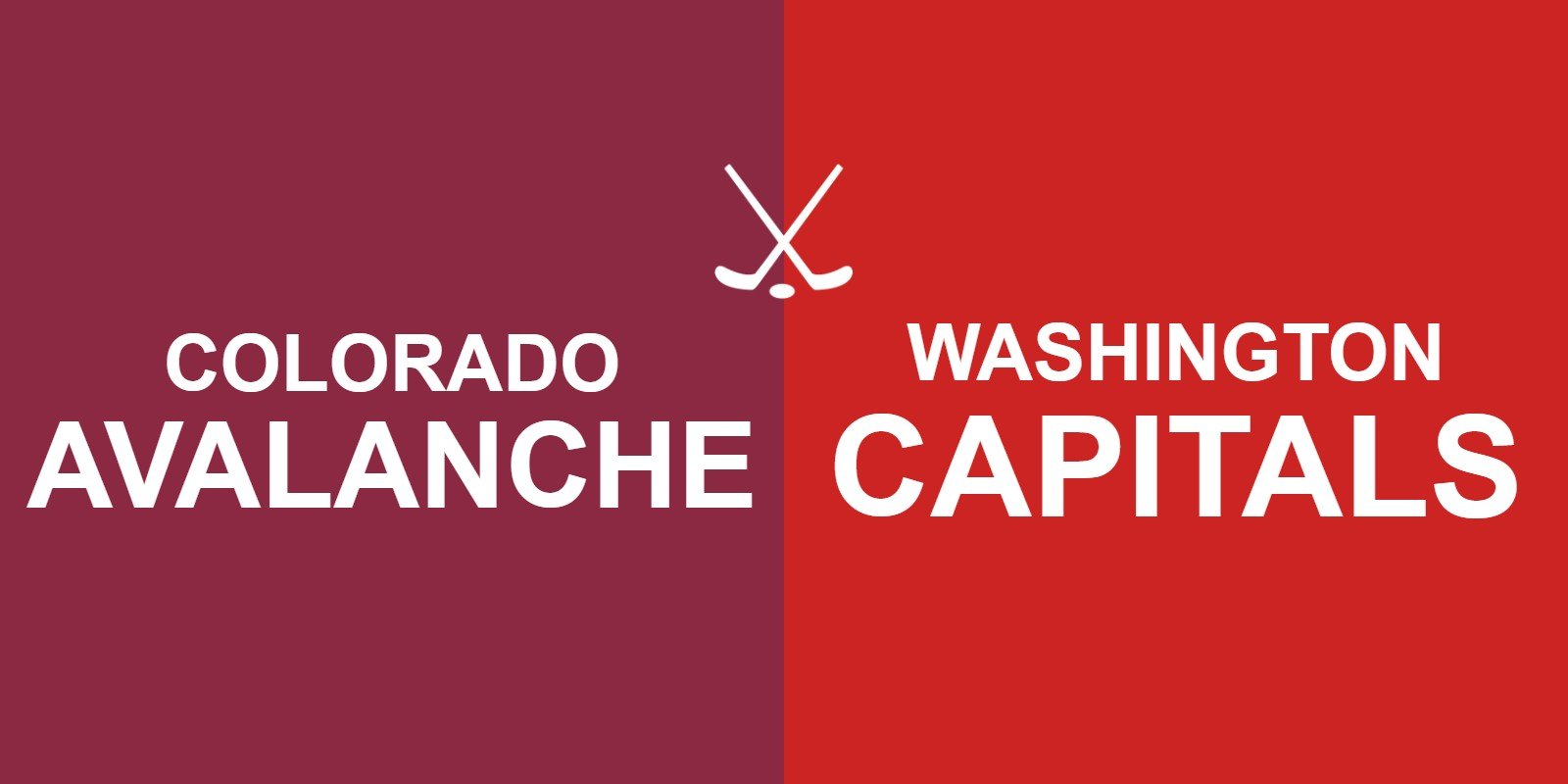 Avalanche vs Capitals