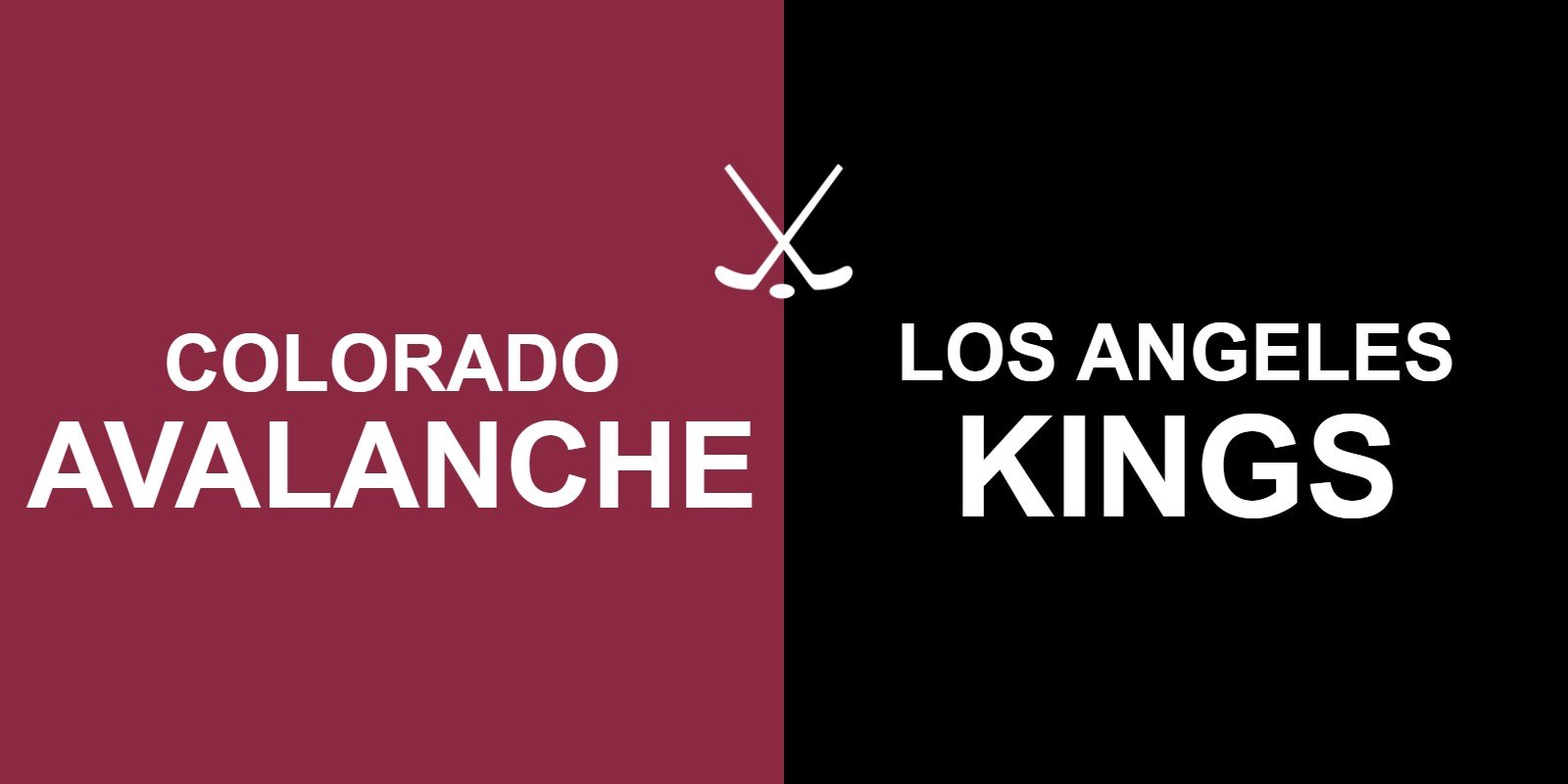 Avalanche vs Kings