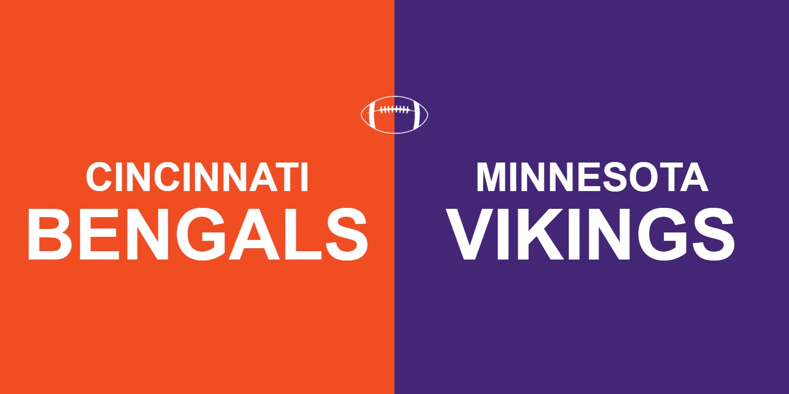 Bengals vs Vikings
