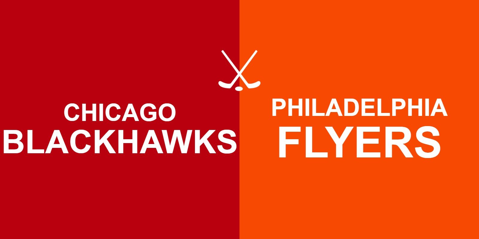Blackhawks vs Flyers
