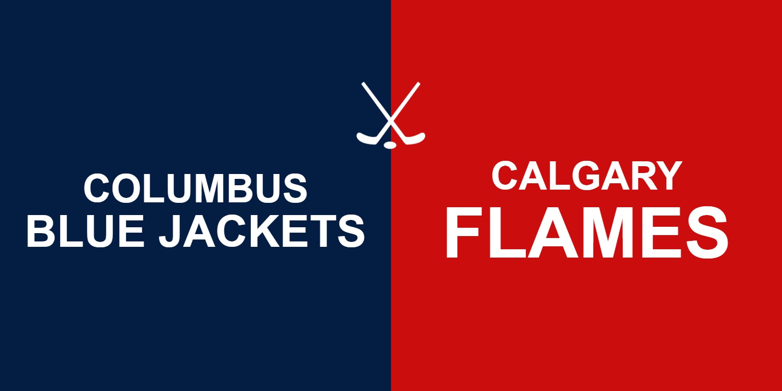 Blue Jackets vs Flames