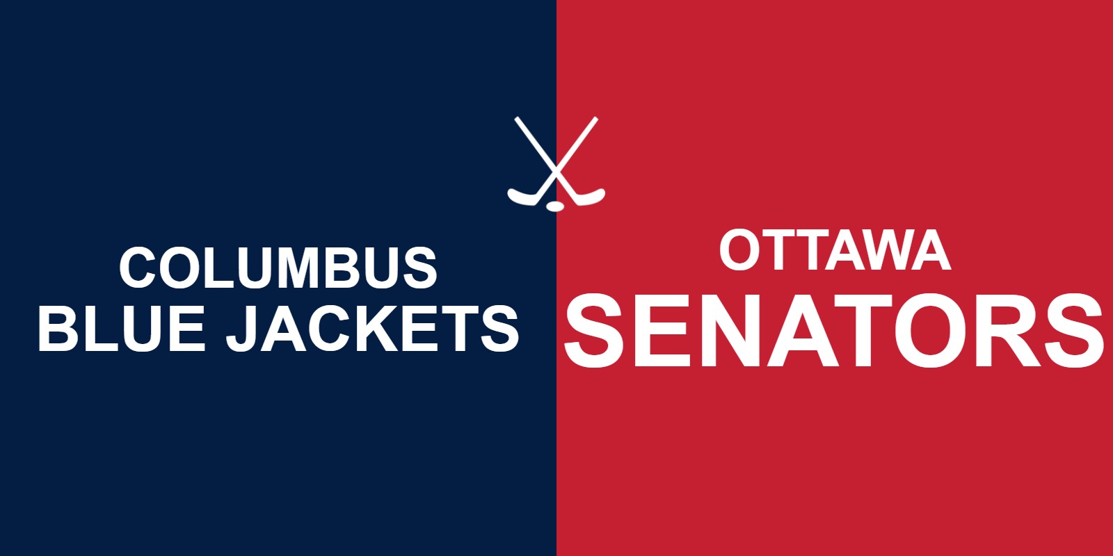 Blue Jackets vs Senators