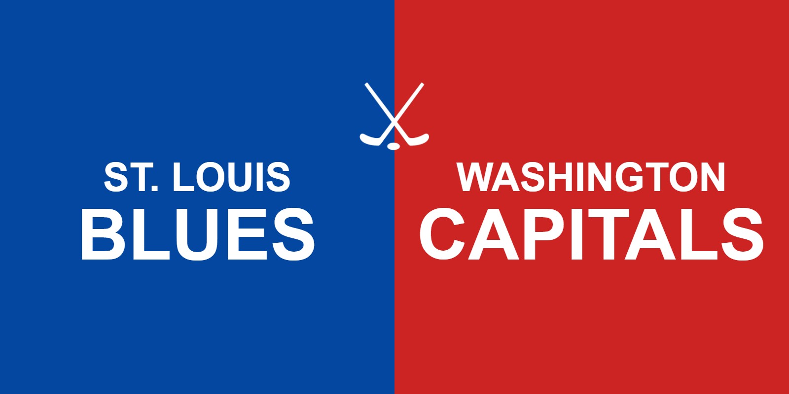 Blues vs Capitals