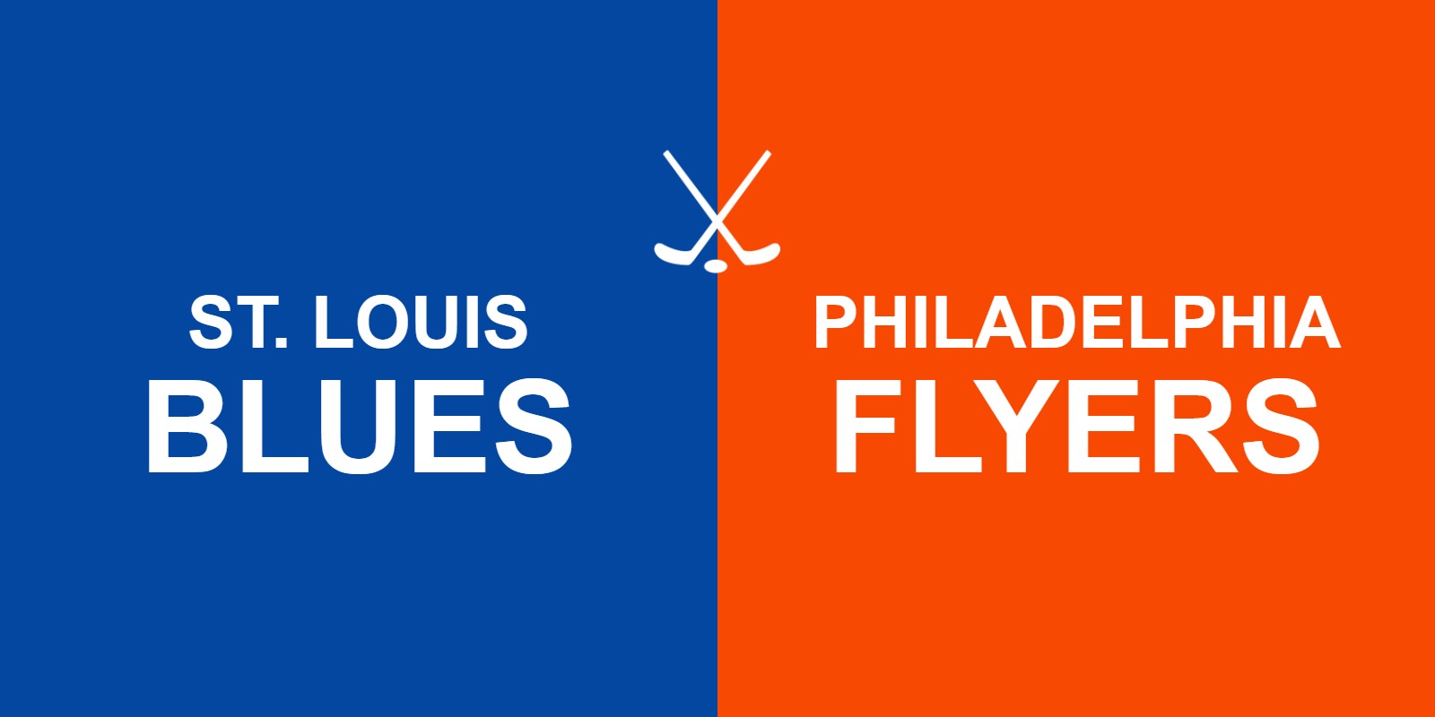 Blues vs Flyers