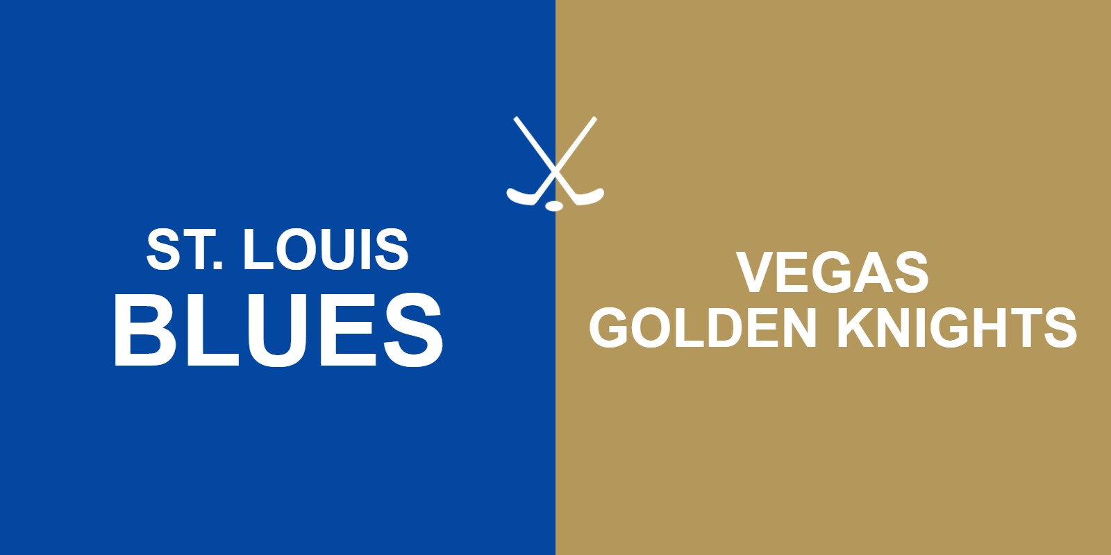 Blues vs Golden Knights