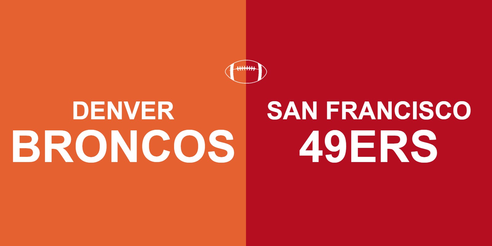 Broncos vs 49ers
