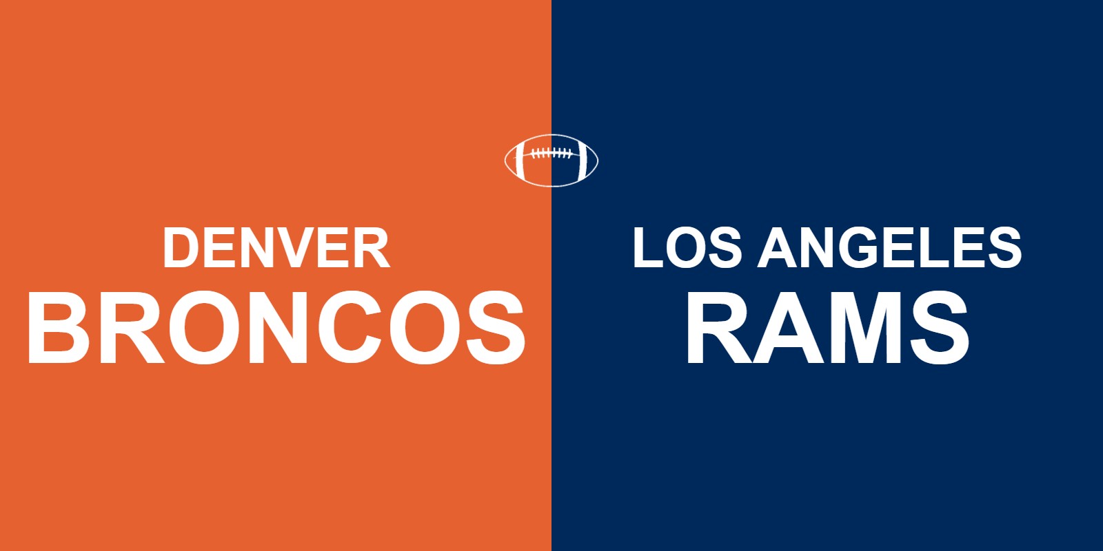 Broncos vs Rams