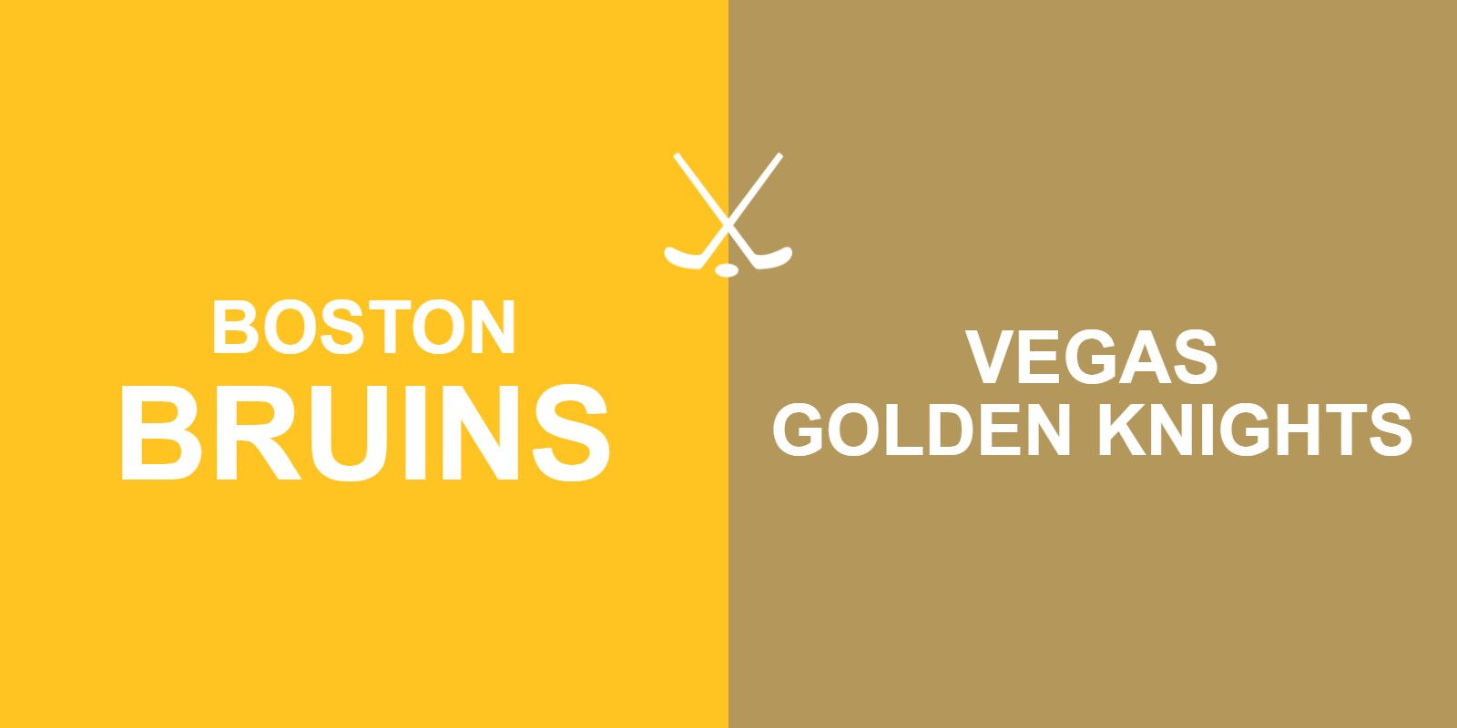 Bruins vs Golden Knights