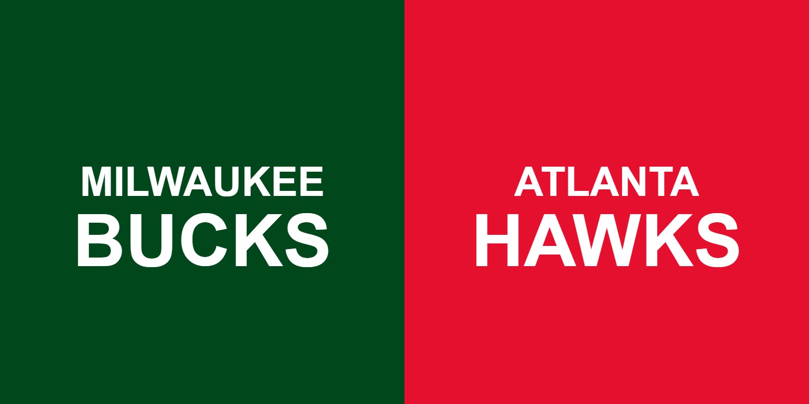 Bucks vs Hawks