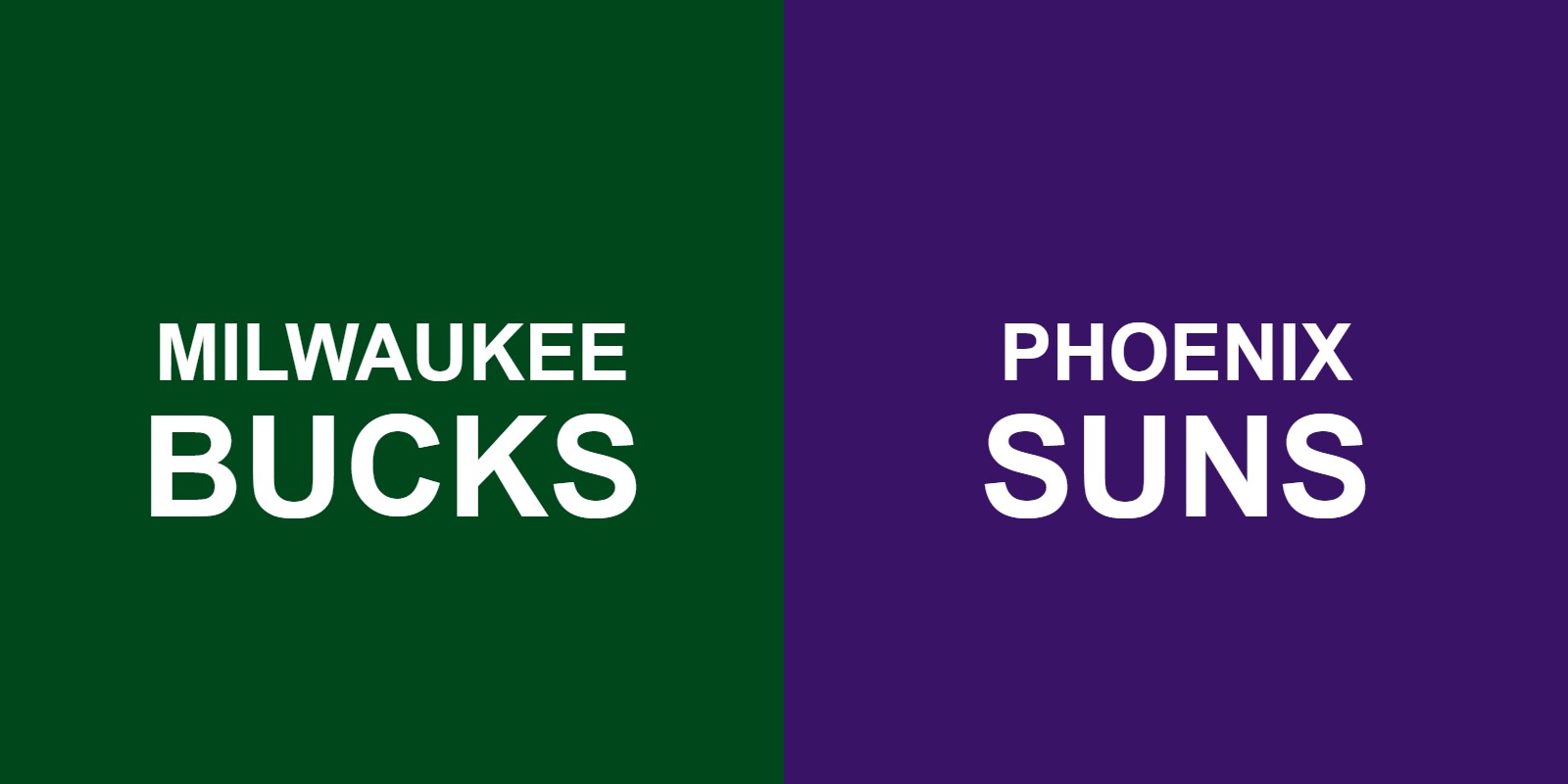 Bucks vs Suns