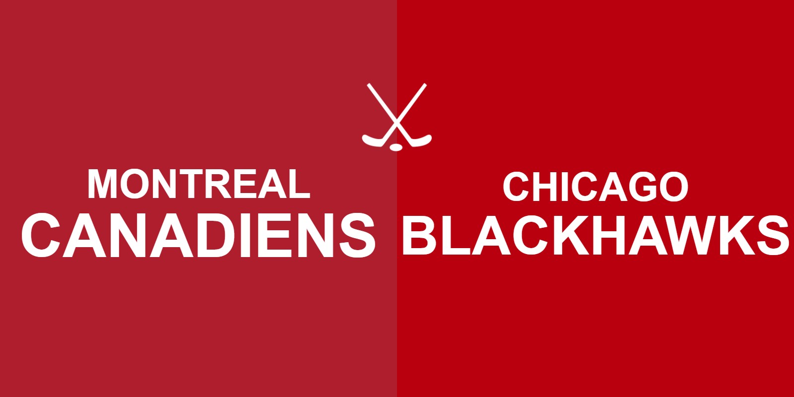 Canadiens vs Blackhawks
