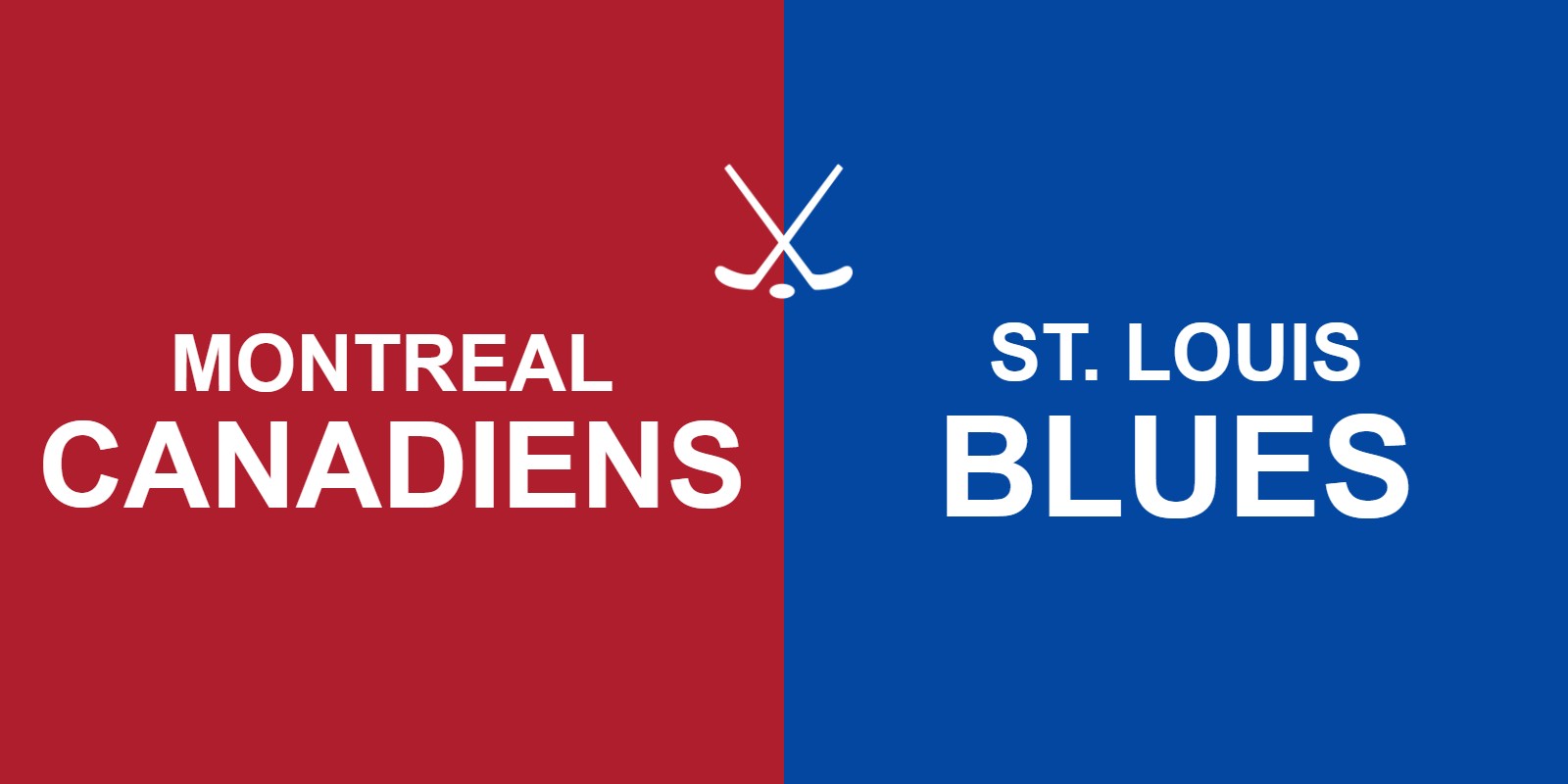 Canadiens vs Blues
