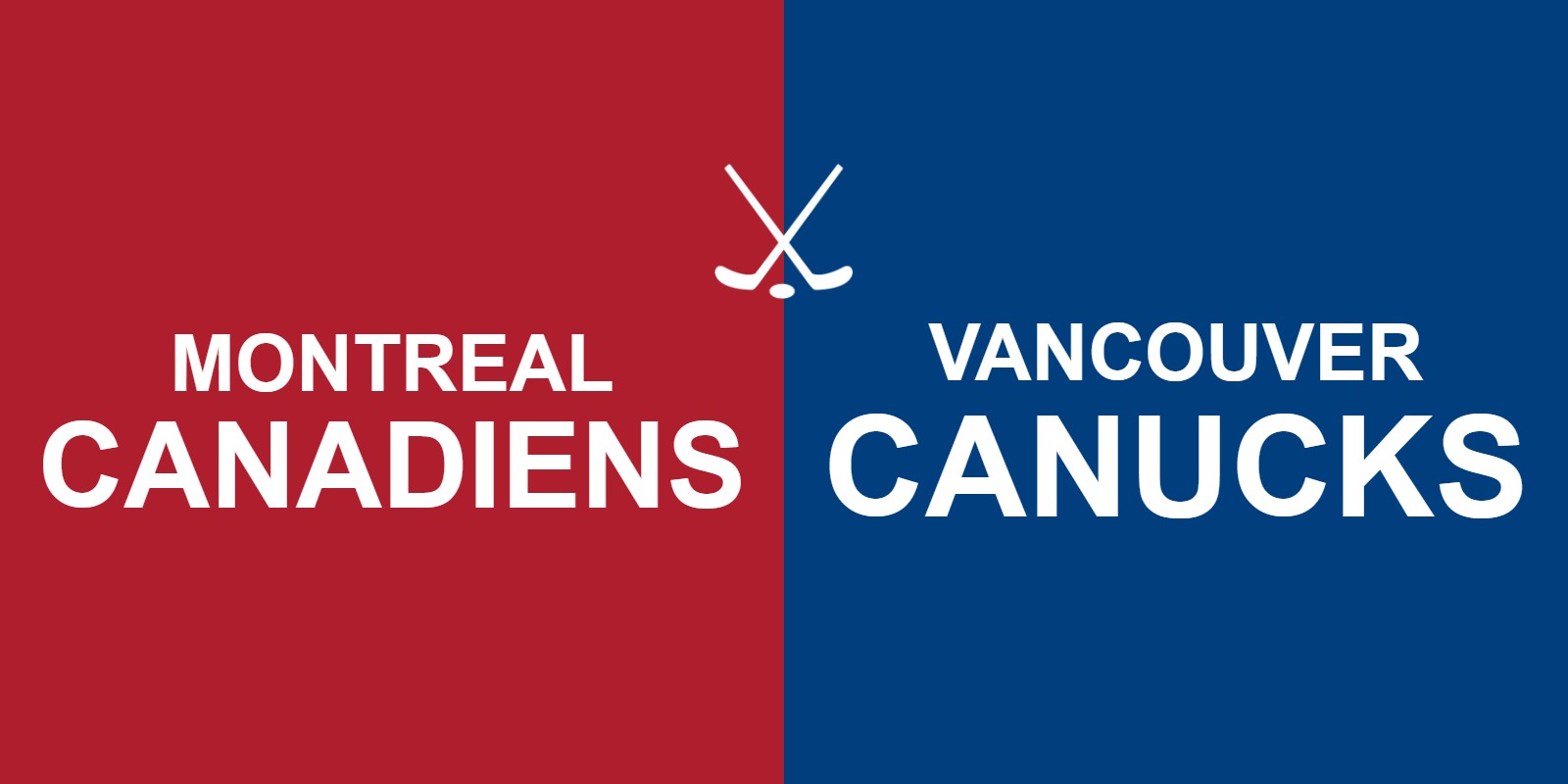 Canadiens vs Canucks