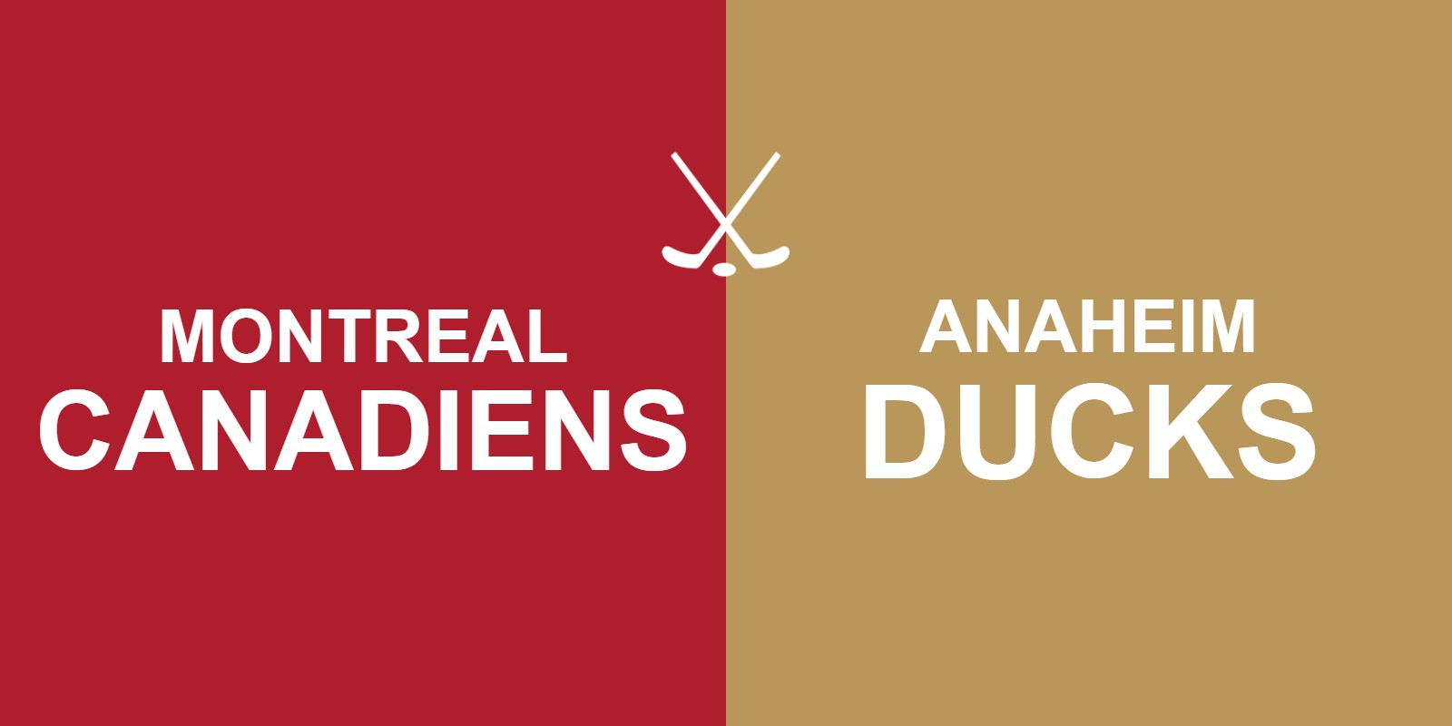Canadiens vs Ducks