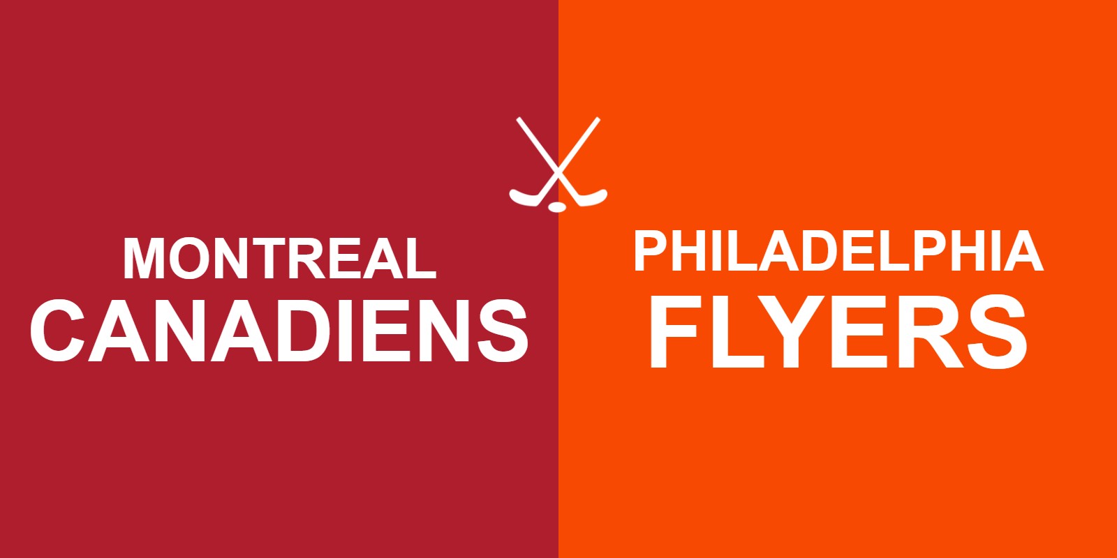 Canadiens vs Flyers