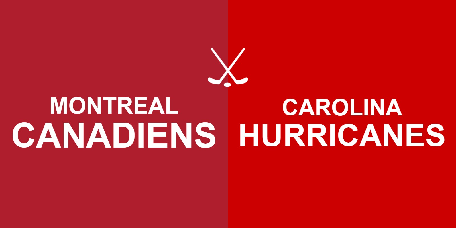 Canadiens vs Hurricanes