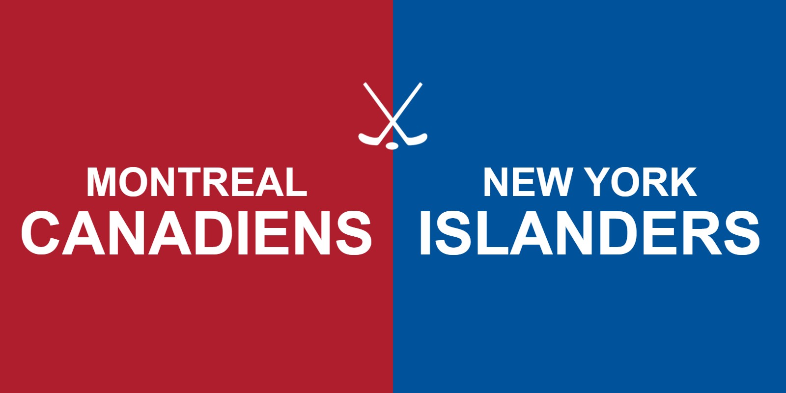 Canadiens vs Islanders