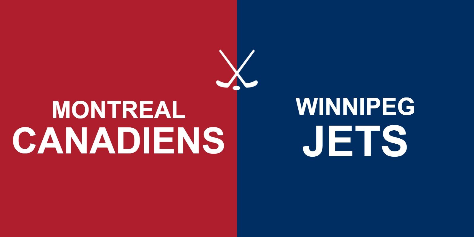 Canadiens vs Jets